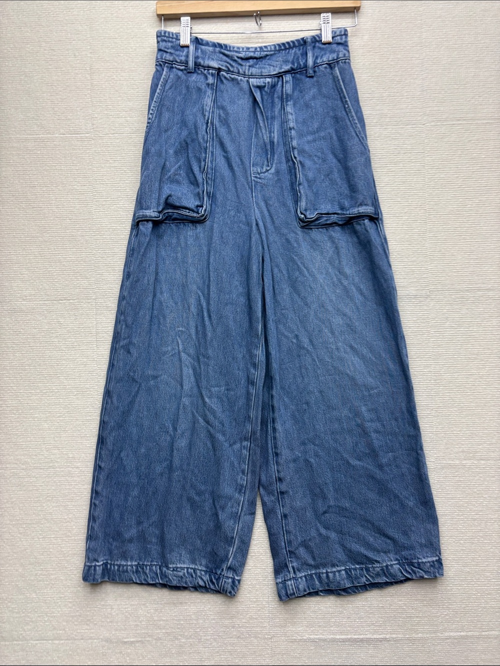 YFB | medium Wide Leg Denim jeans in Blue